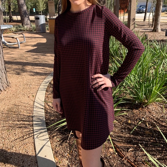 Grid pattern shift dress- brand new - Picture 6 of 6